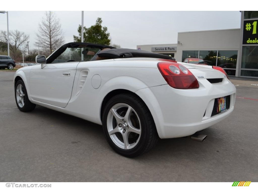 2005 MR2 Spyder Roadster - Super White / Tan photo #3