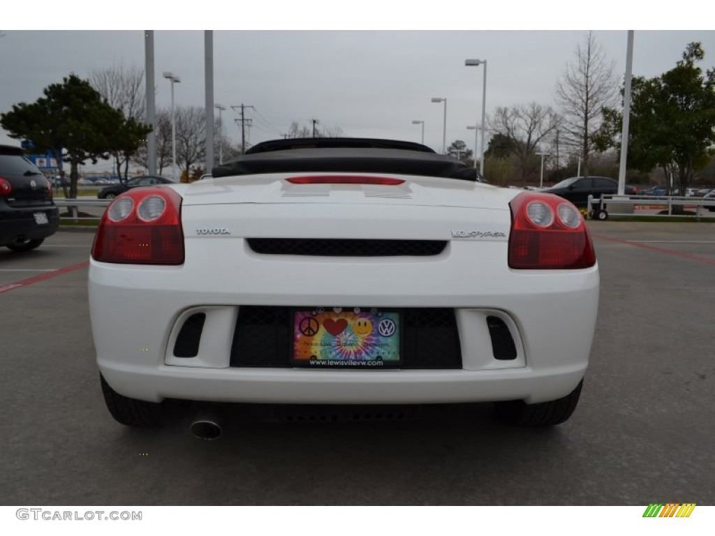 2005 MR2 Spyder Roadster - Super White / Tan photo #4