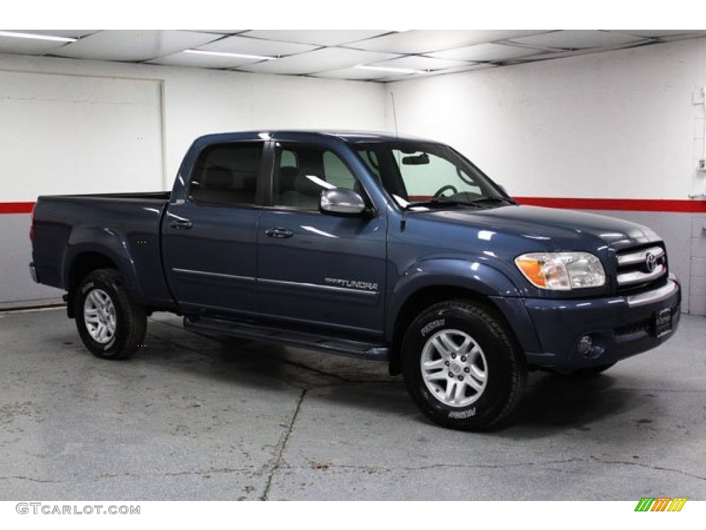 2006 Tundra SR5 Double Cab 4x4 - Bluesteel Metallic / Dark Gray photo #1