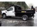 Oxford White - F350 Super Duty XL Regular Cab Chassis Dump Truck Photo No. 1