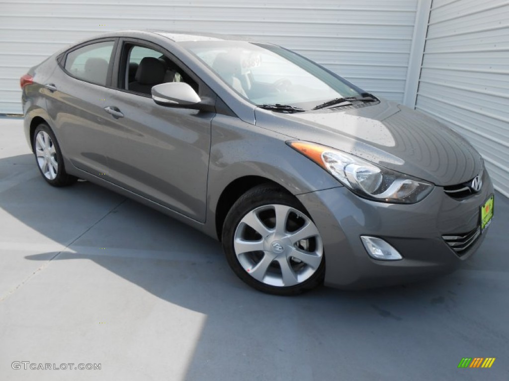 2013 Elantra Limited - Harbor Gray Metallic / Gray photo #1