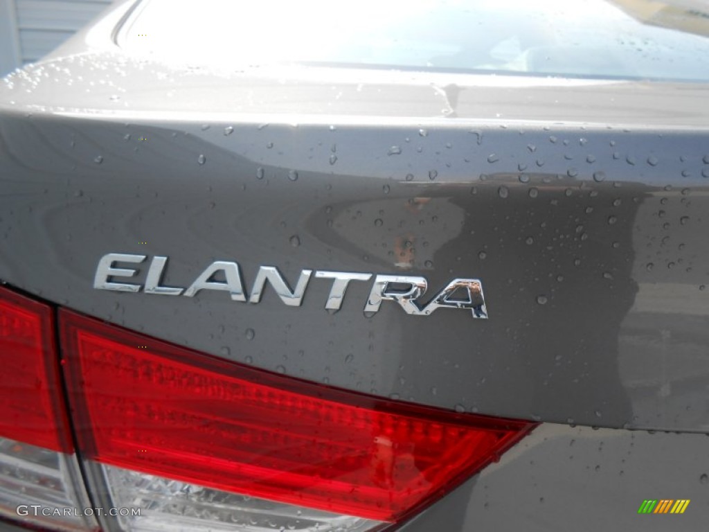 2013 Elantra Limited - Harbor Gray Metallic / Gray photo #6