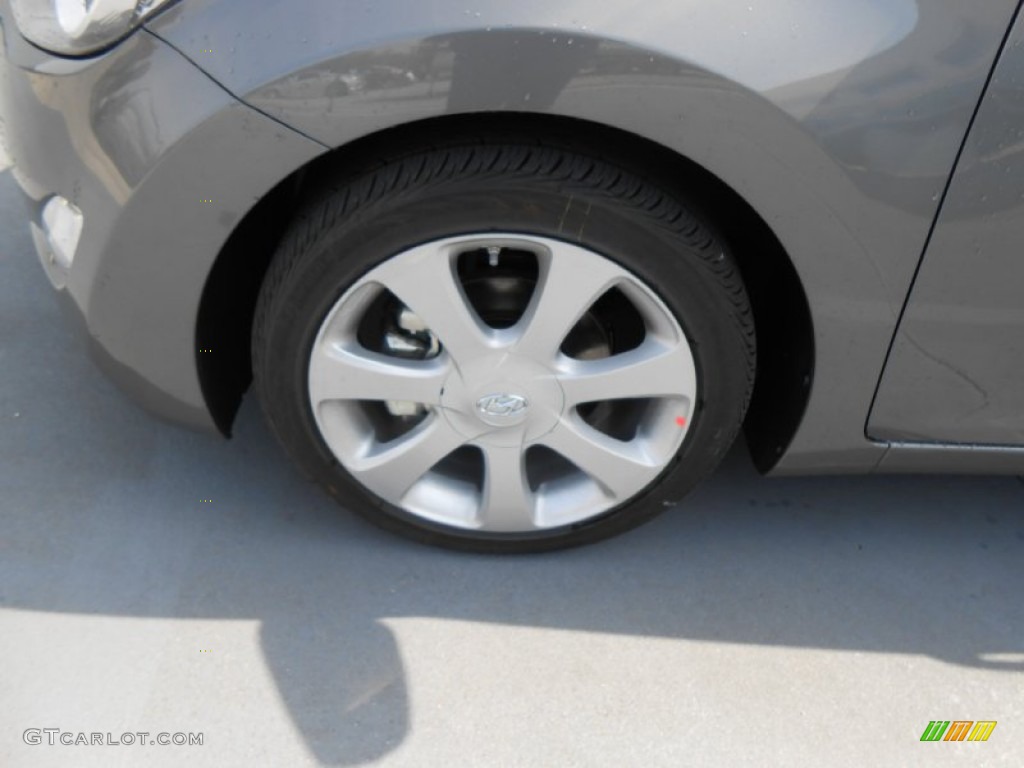 2013 Elantra Limited - Harbor Gray Metallic / Gray photo #13