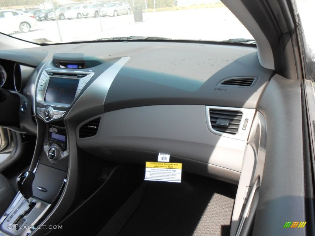 2013 Elantra Limited - Harbor Gray Metallic / Gray photo #18