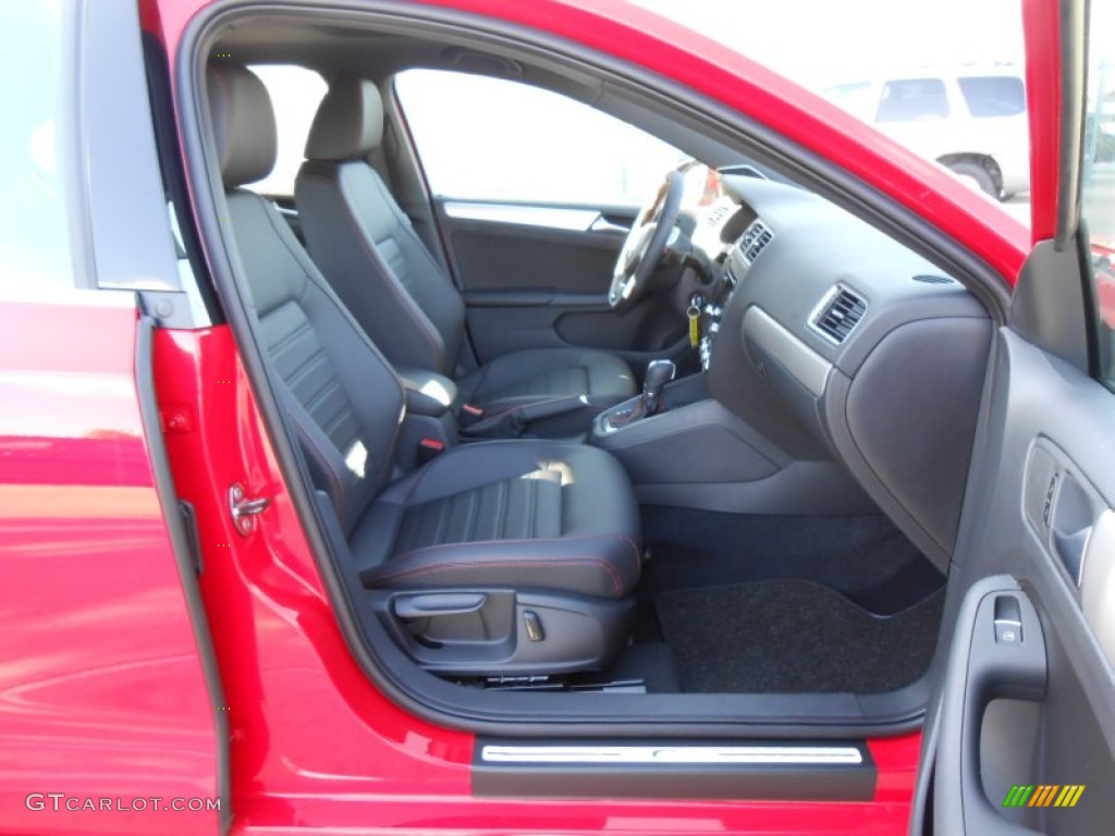 Titan Black Interior 2013 Volkswagen Jetta GLI Autobahn Photo #78152748