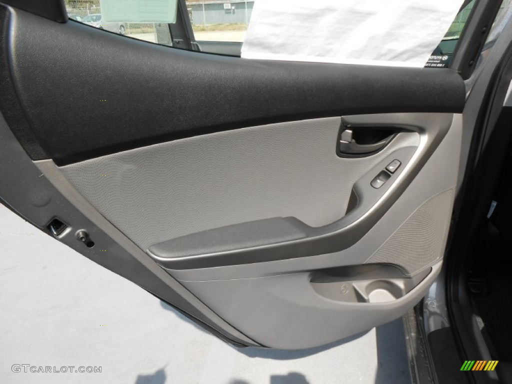 2013 Elantra Limited - Harbor Gray Metallic / Gray photo #19