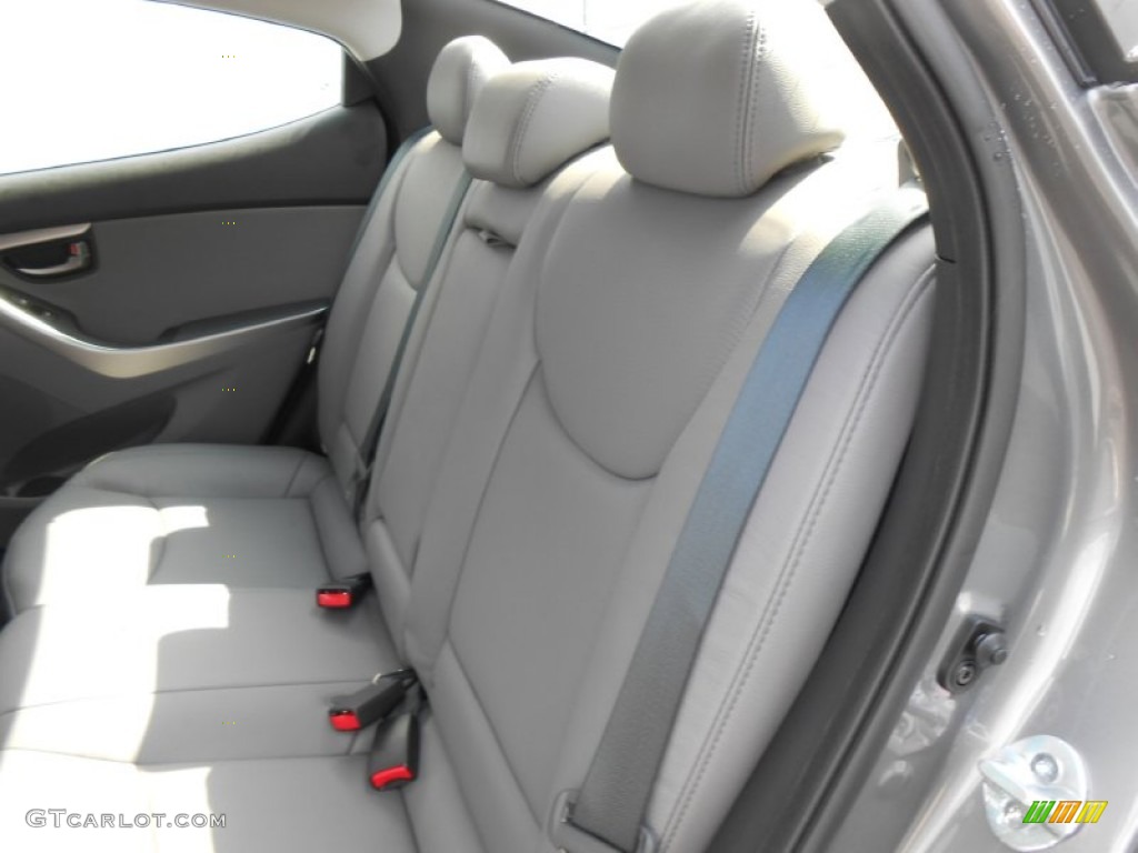 2013 Elantra Limited - Harbor Gray Metallic / Gray photo #21