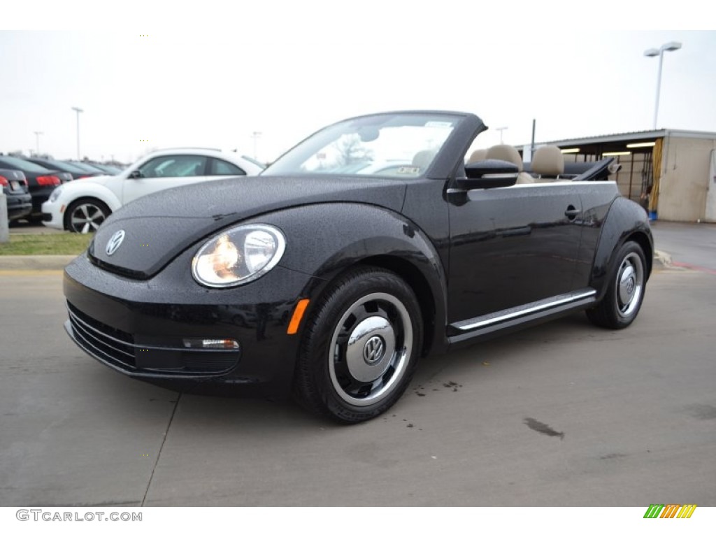 Black 2013 Volkswagen Beetle 2.5L Convertible Exterior Photo #78152859