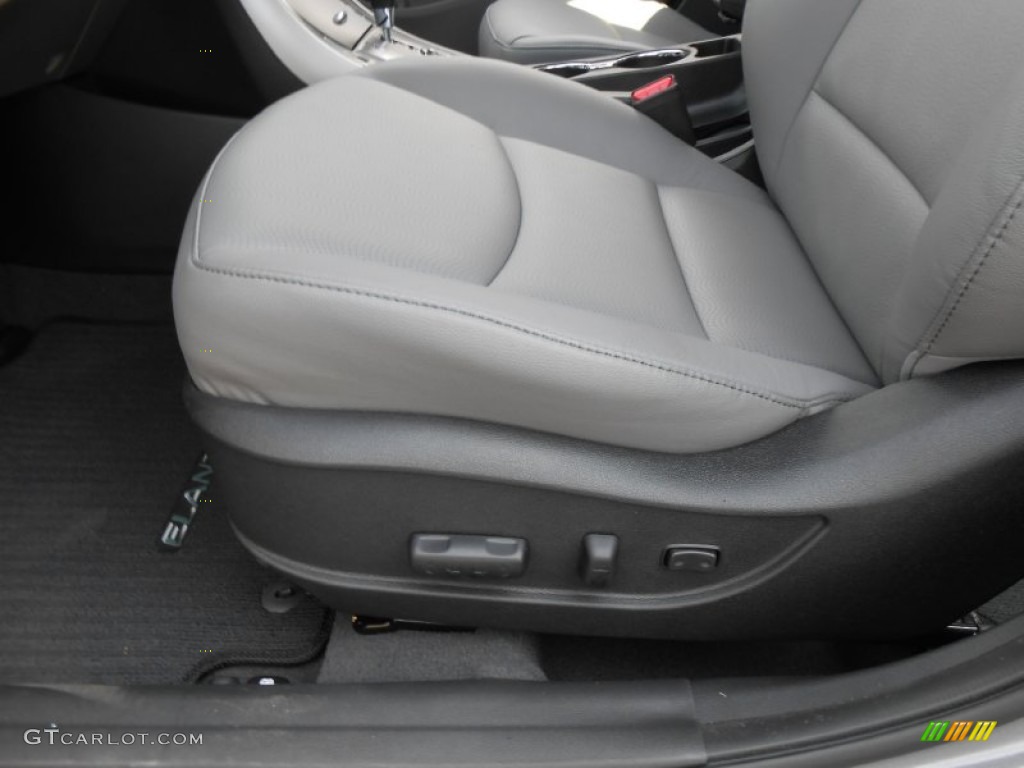 2013 Elantra Limited - Harbor Gray Metallic / Gray photo #25