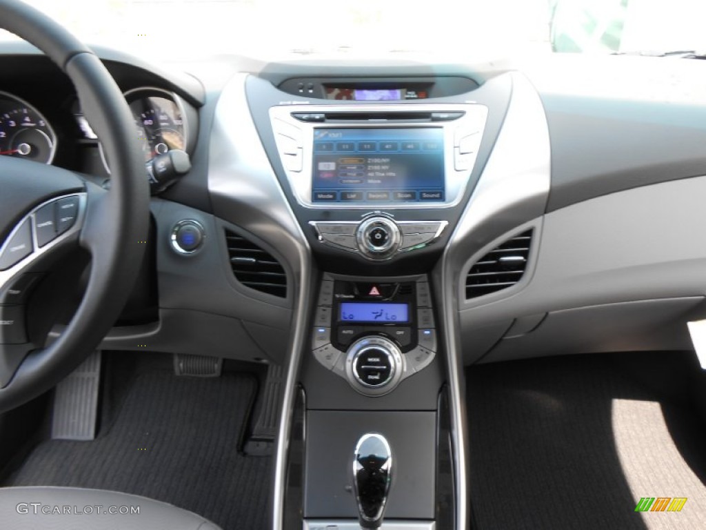 2013 Elantra Limited - Harbor Gray Metallic / Gray photo #28