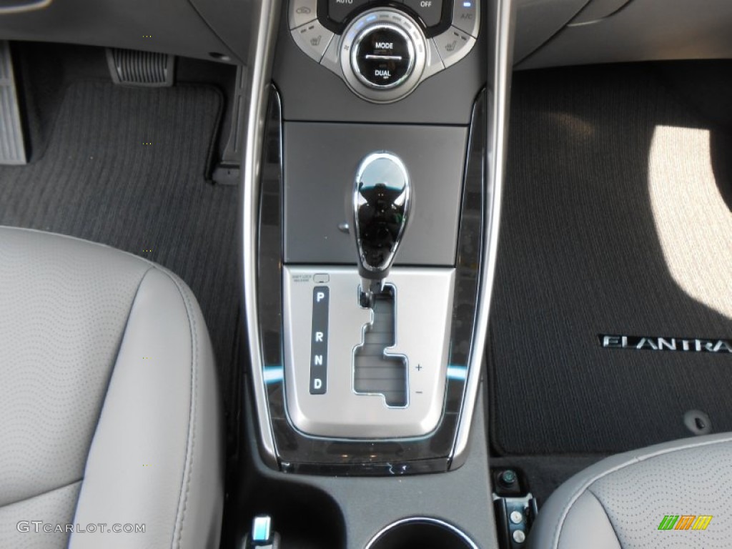 2013 Elantra Limited - Harbor Gray Metallic / Gray photo #31