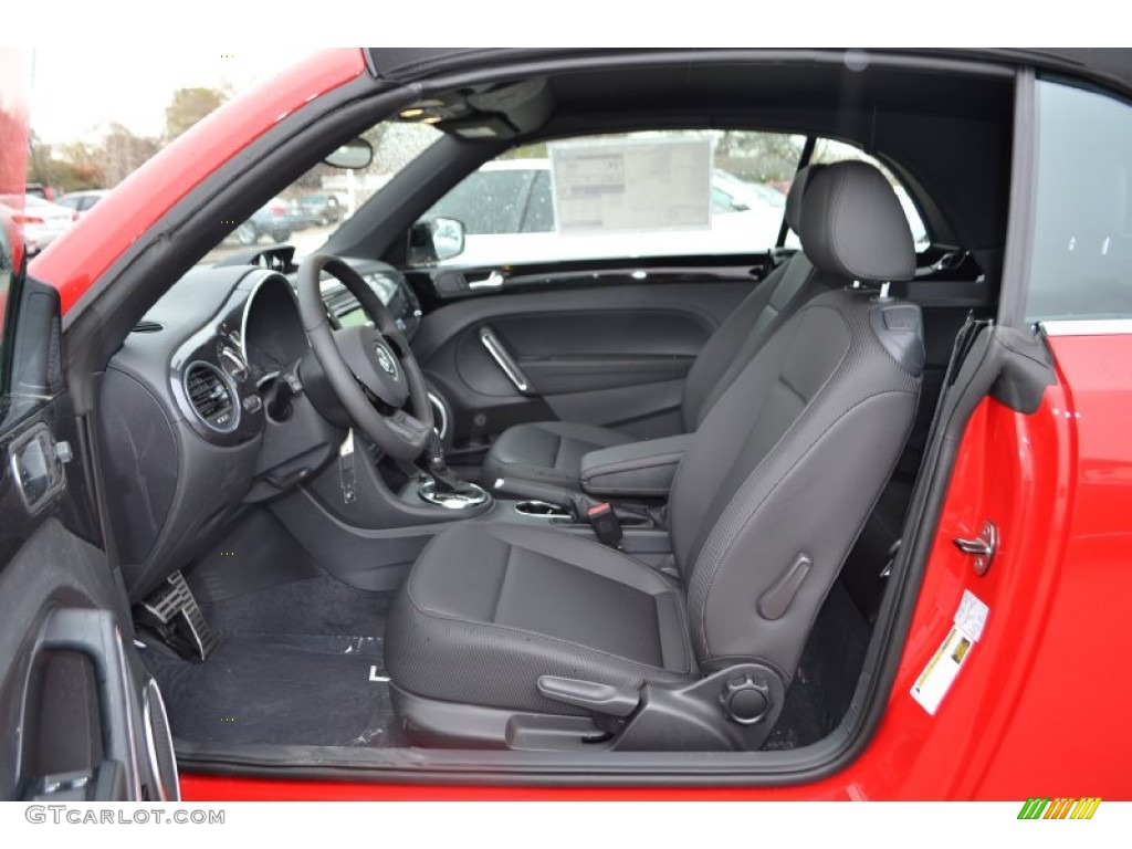 Titan Black Interior 2013 Volkswagen Beetle Turbo Convertible Photo #78153033