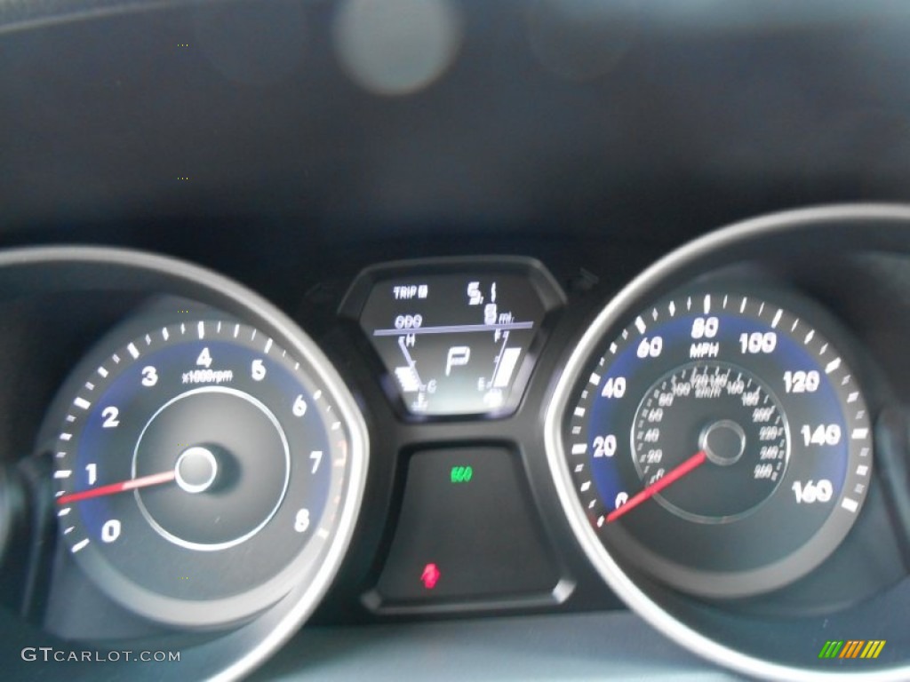 2013 Elantra Limited - Harbor Gray Metallic / Gray photo #34