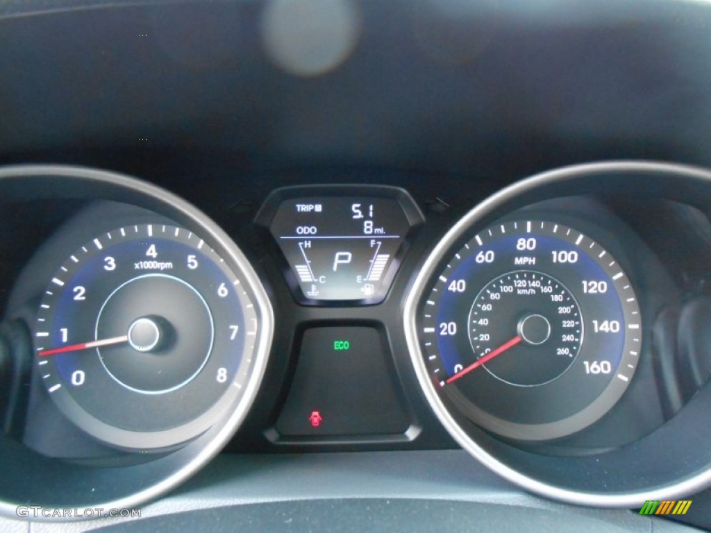 2013 Elantra Limited - Harbor Gray Metallic / Gray photo #35