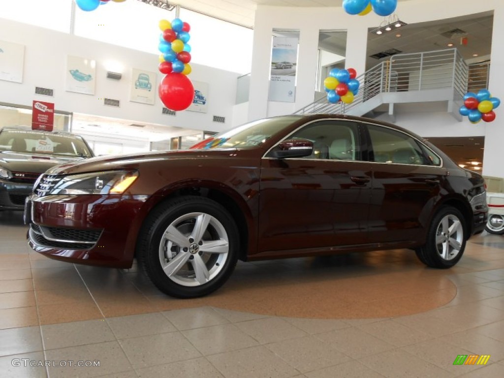 Opera Red Metallic 2013 Volkswagen Passat TDI SE Exterior Photo #78153077