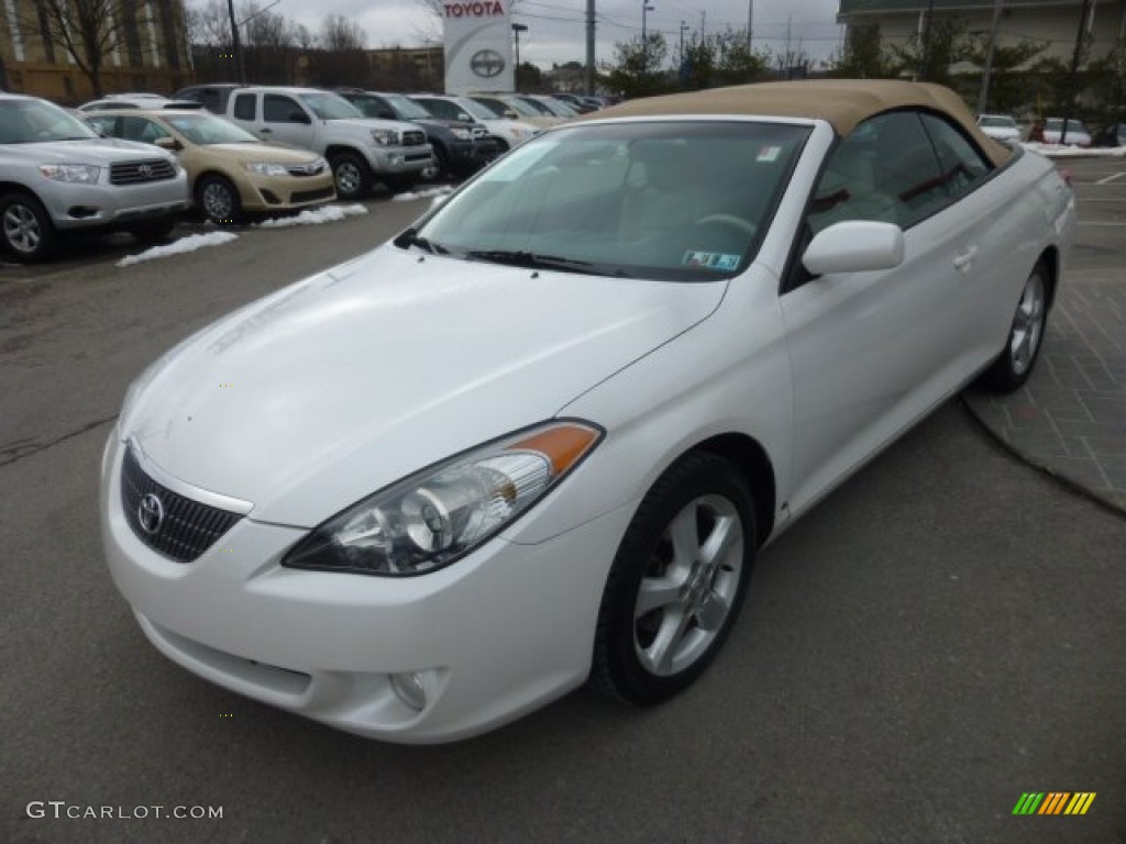 Arctic Frost Pearl 2006 Toyota Solara SLE V6 Convertible Exterior Photo #78153225