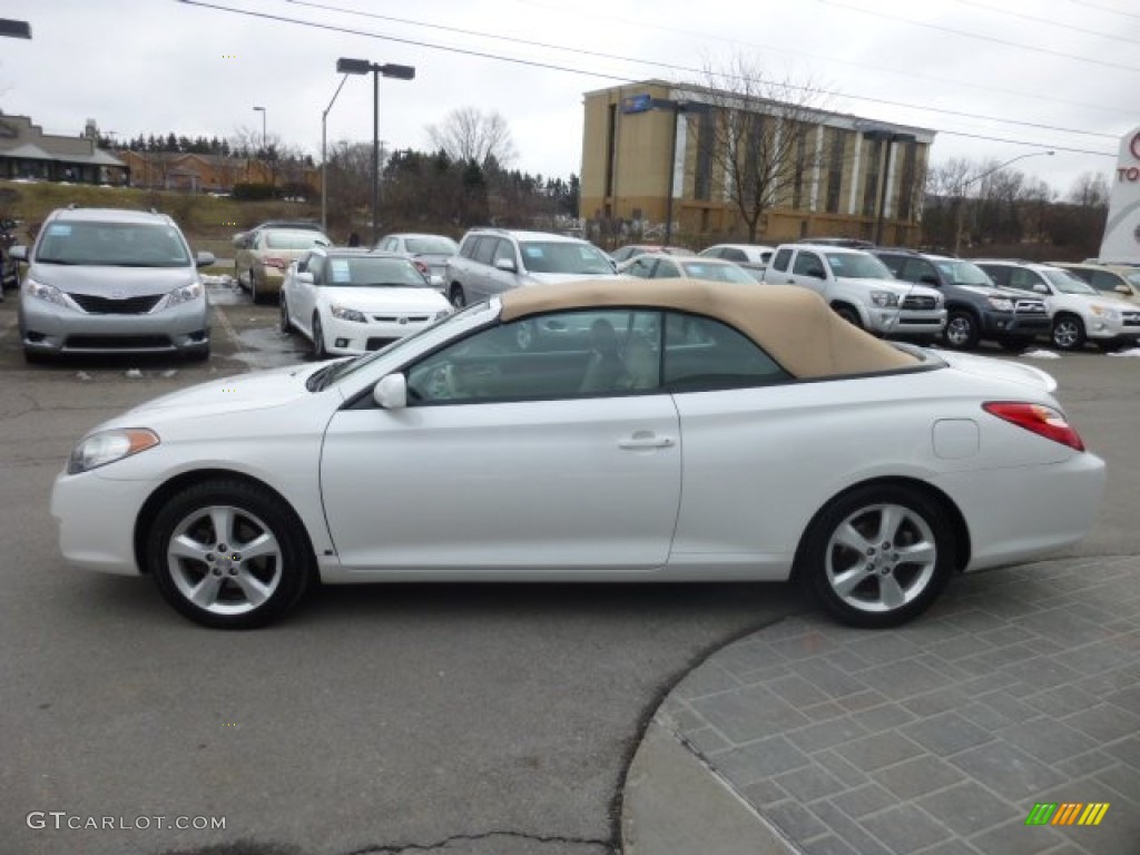 Arctic Frost Pearl 2006 Toyota Solara SLE V6 Convertible Exterior Photo #78153241