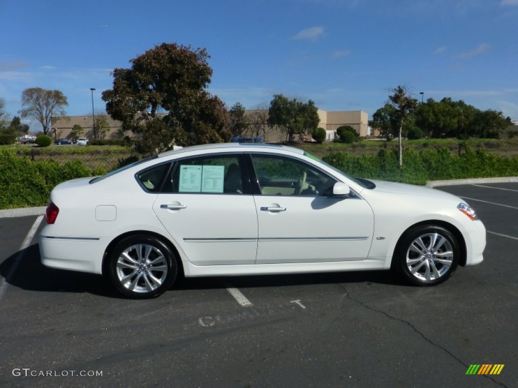 Moonlight White 2010 Infiniti M 35 Sedan Exterior Photo #78153247