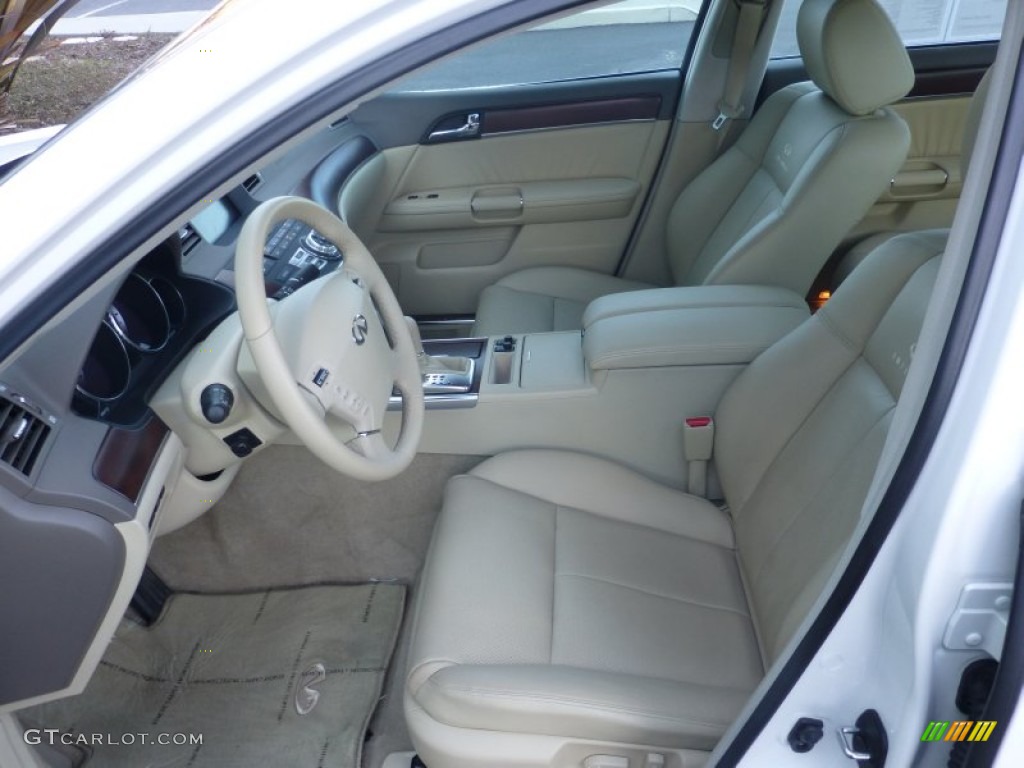 Wheat Interior 2010 Infiniti M 35 Sedan Photo #78153342