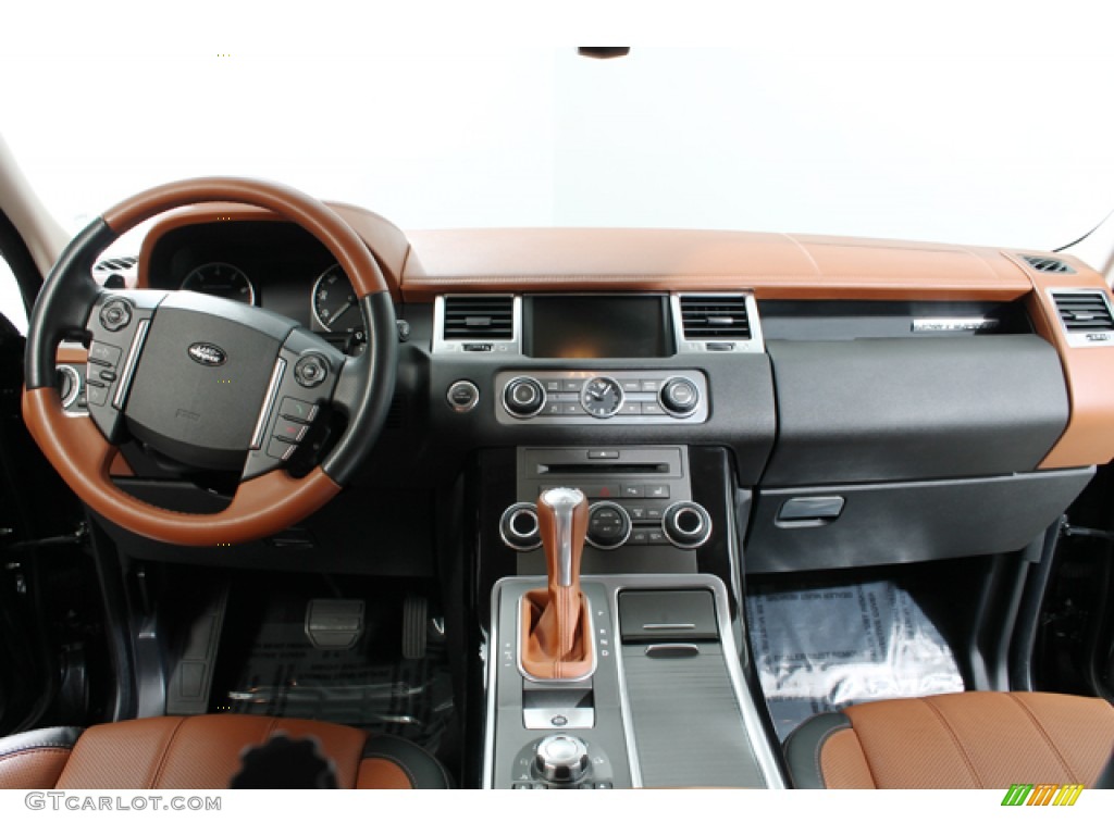 2011 Land Rover Range Rover Sport Autobiography Tan/Ebony Dashboard Photo #78153698