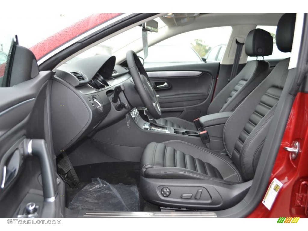 Black Interior 2013 Volkswagen CC Lux Photo #78153809