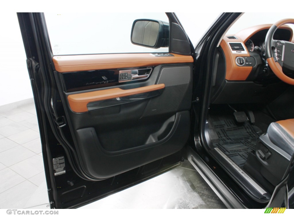 2011 Land Rover Range Rover Sport Autobiography Tan/Ebony Door Panel Photo #78154003