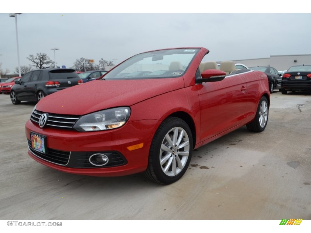 Salsa Red 2013 Volkswagen Eos Komfort Exterior Photo #78154593