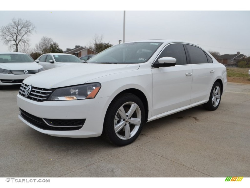 2013 Passat TDI SE - Candy White / Cornsilk Beige photo #1