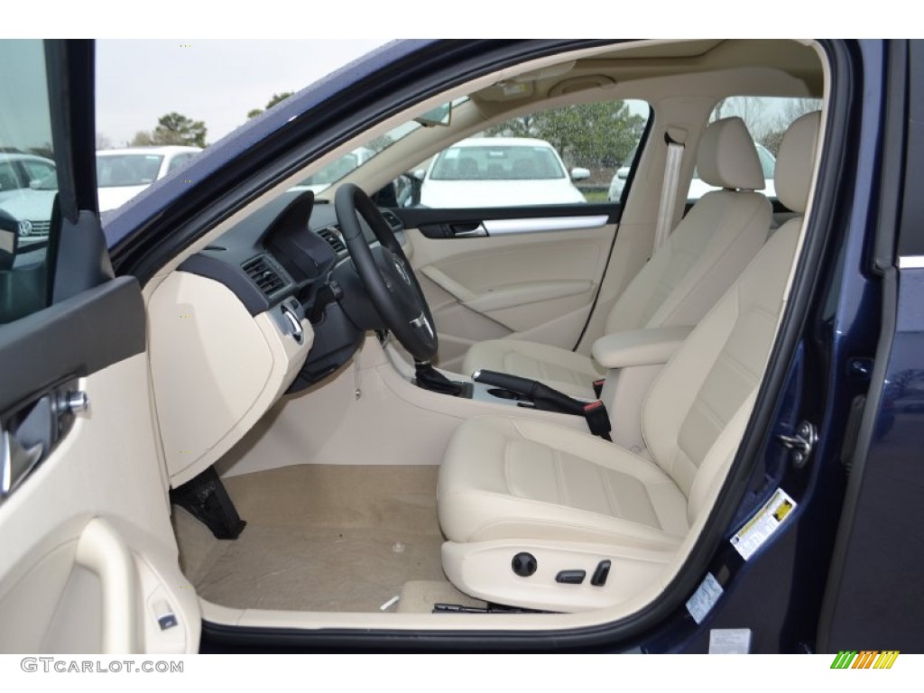 Cornsilk Beige Interior 2013 Volkswagen Passat TDI SE Photo #78154944