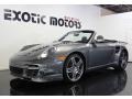 2009 Meteor Grey Metallic Porsche 911 Turbo Cabriolet  photo #7