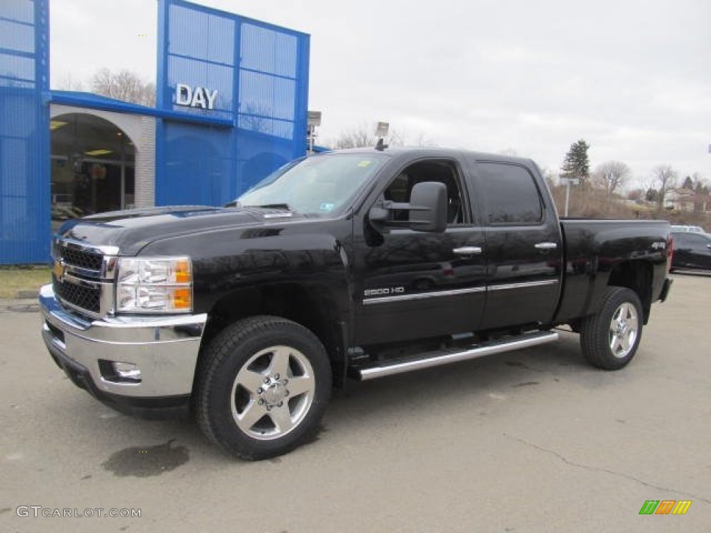 2013 Silverado 2500HD LT Crew Cab 4x4 - Black / Ebony photo #1