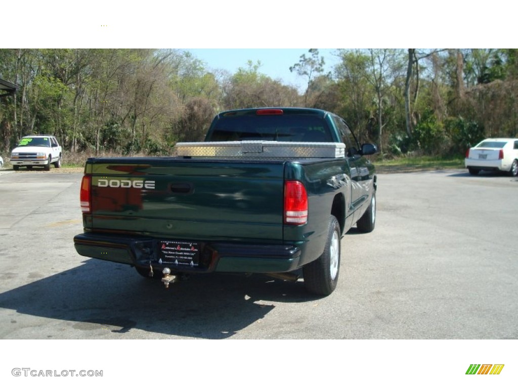 1999 Dakota Sport Extended Cab - Forest Green Pearl / Mist Gray photo #3