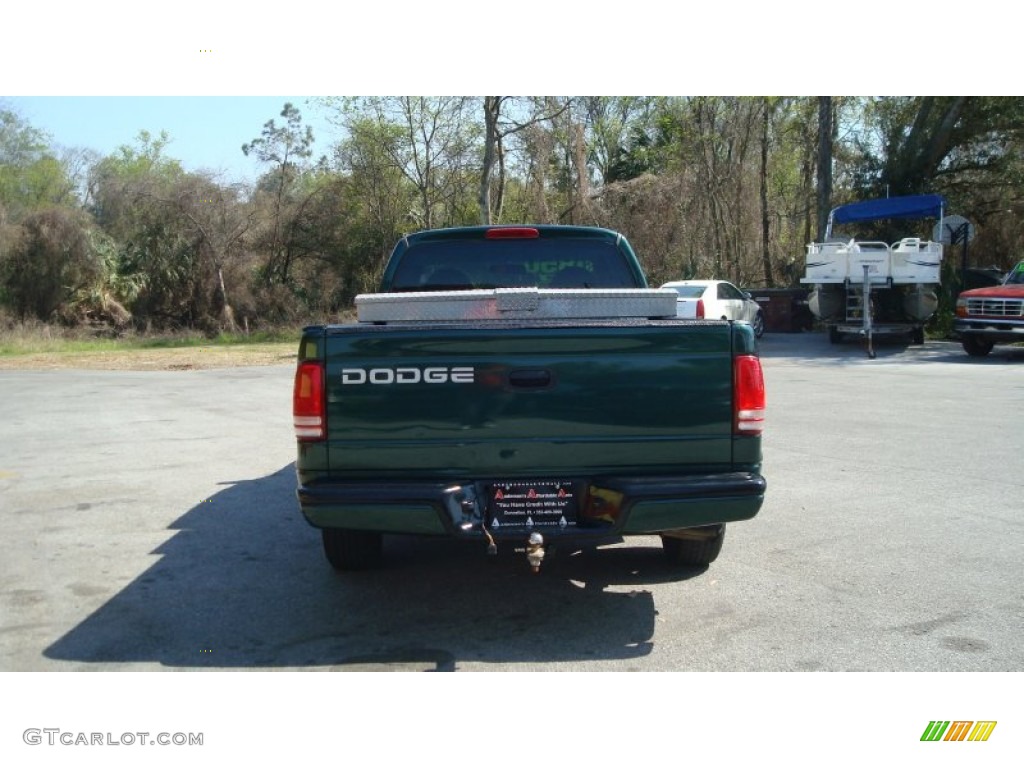 1999 Dakota Sport Extended Cab - Forest Green Pearl / Mist Gray photo #4