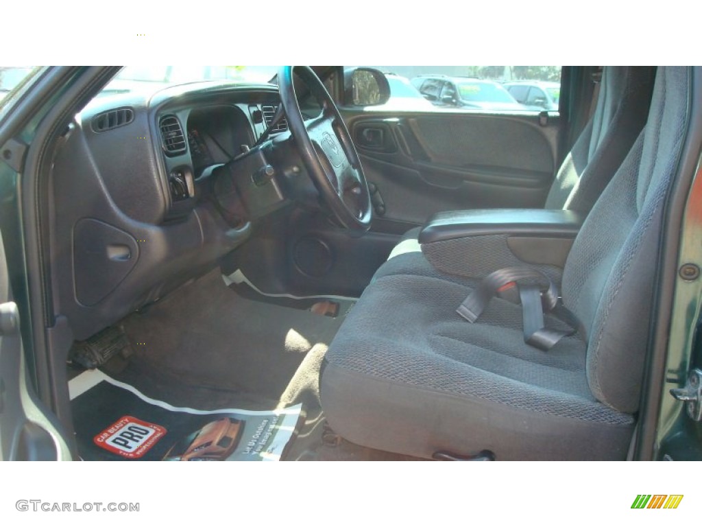 1999 Dakota Sport Extended Cab - Forest Green Pearl / Mist Gray photo #13