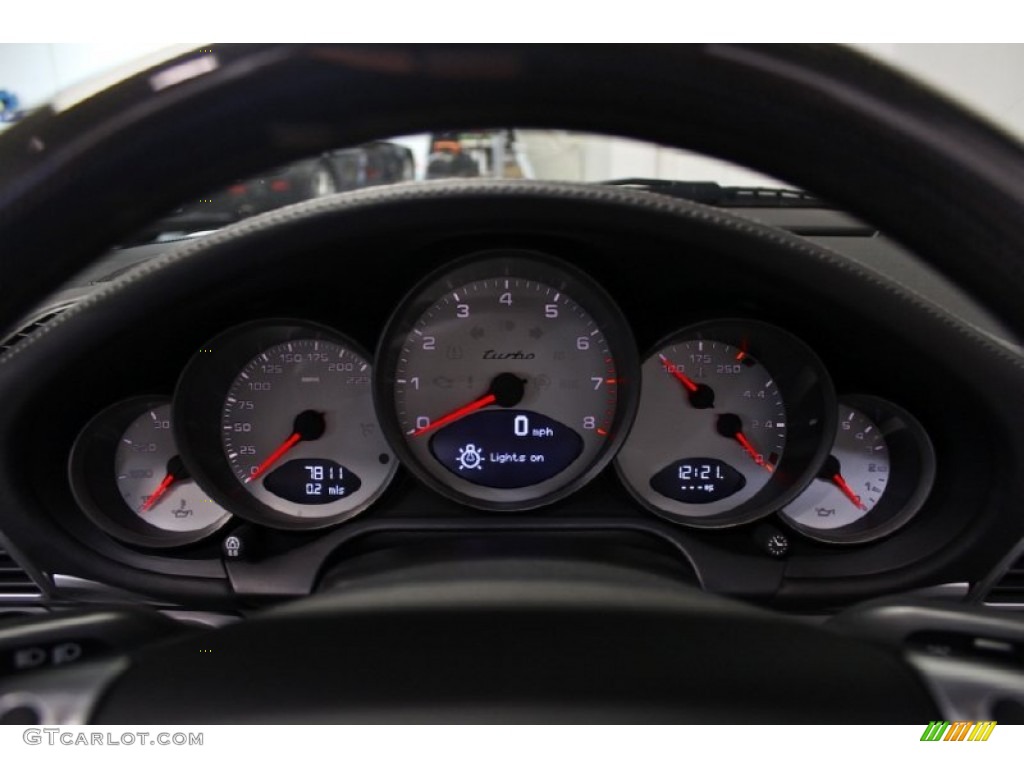 2009 Porsche 911 Turbo Cabriolet Gauges Photo #78156006