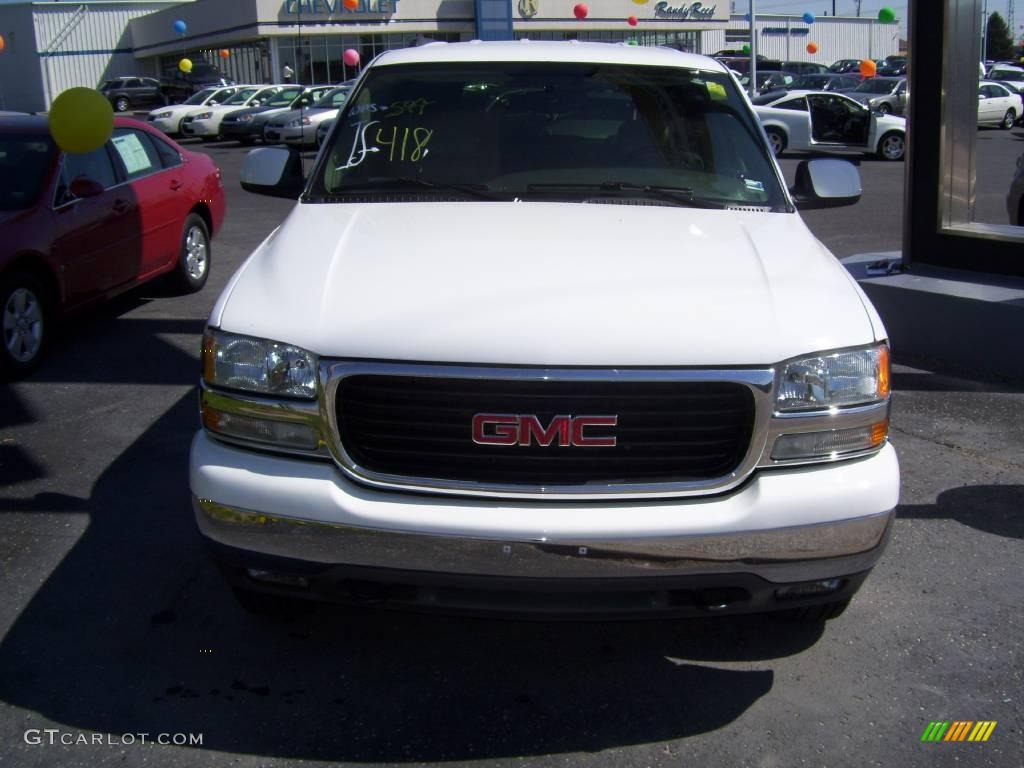 2004 Yukon SLT 4x4 - Summit White / Pewter/Dark Pewter photo #6