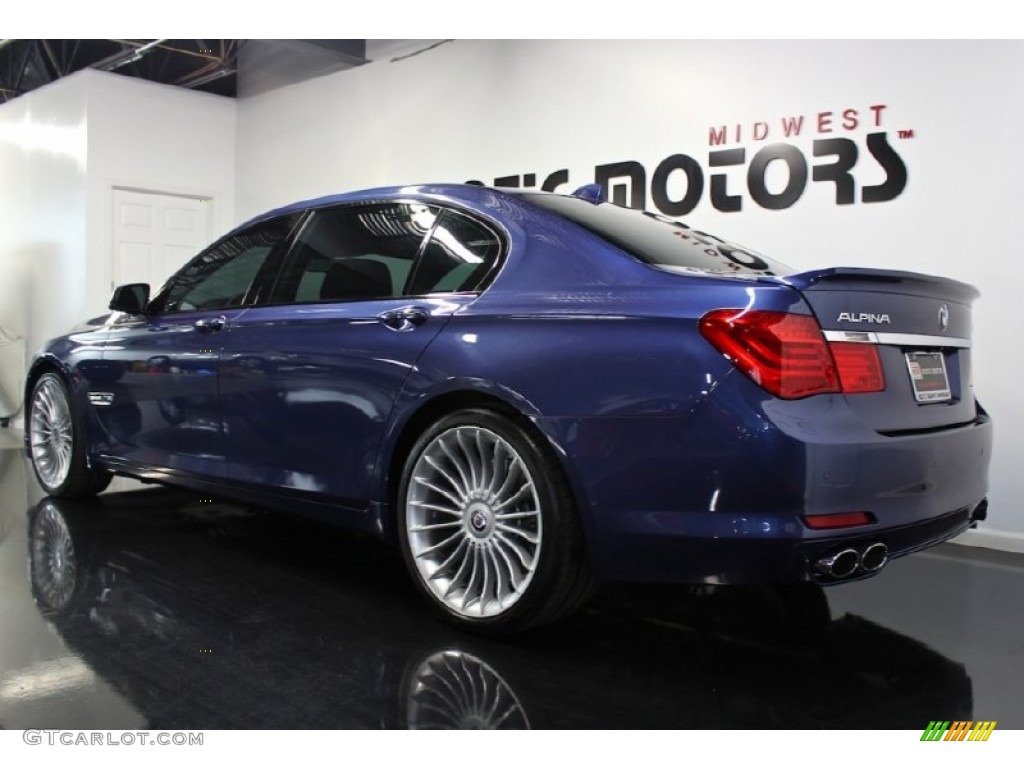 2012 7 Series Alpina B7 xDrive LWB - Alpina Blue / Black photo #3