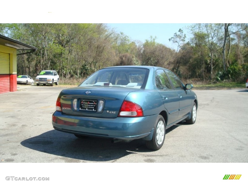 2002 Sentra GXE - Out Of The Blue / Stone photo #3
