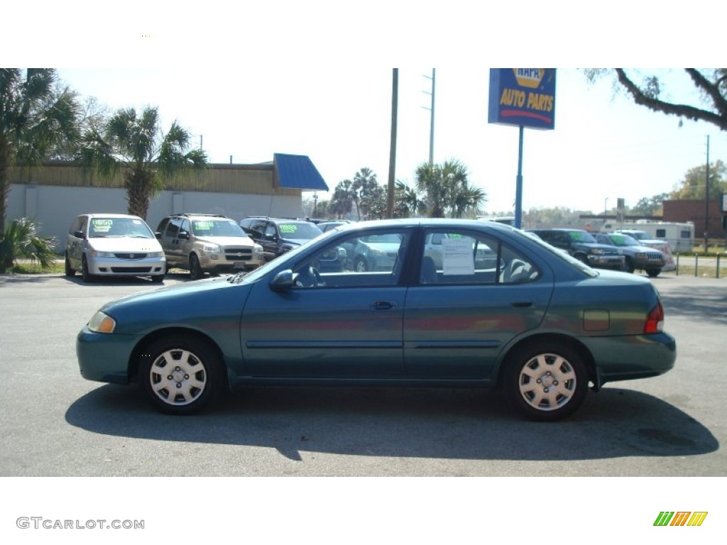 2002 Sentra GXE - Out Of The Blue / Stone photo #6