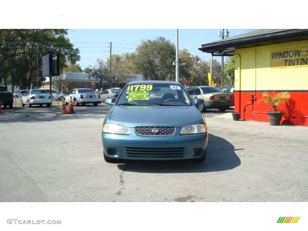 2002 Sentra GXE - Out Of The Blue / Stone photo #8