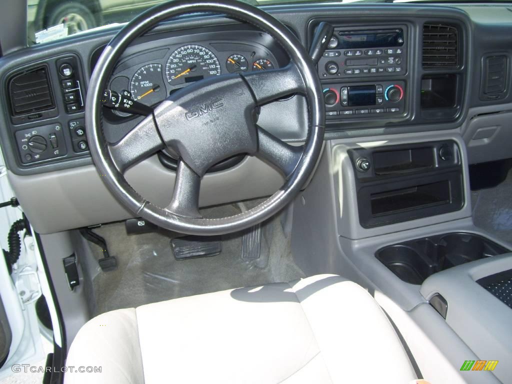 2004 Yukon SLT 4x4 - Summit White / Pewter/Dark Pewter photo #11