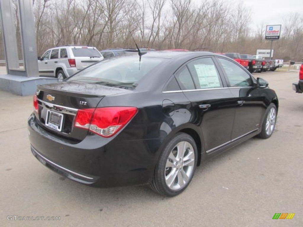 2013 Cruze LTZ/RS - Black Granite Metallic / Jet Black/Brick photo #6