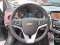 Jet Black/Brick 2013 Chevrolet Cruze LTZ/RS Steering Wheel