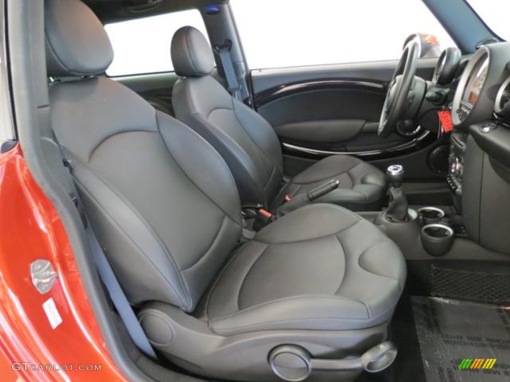 Carbon Black Interior 2011 Mini Cooper S Hardtop Photo #78158484