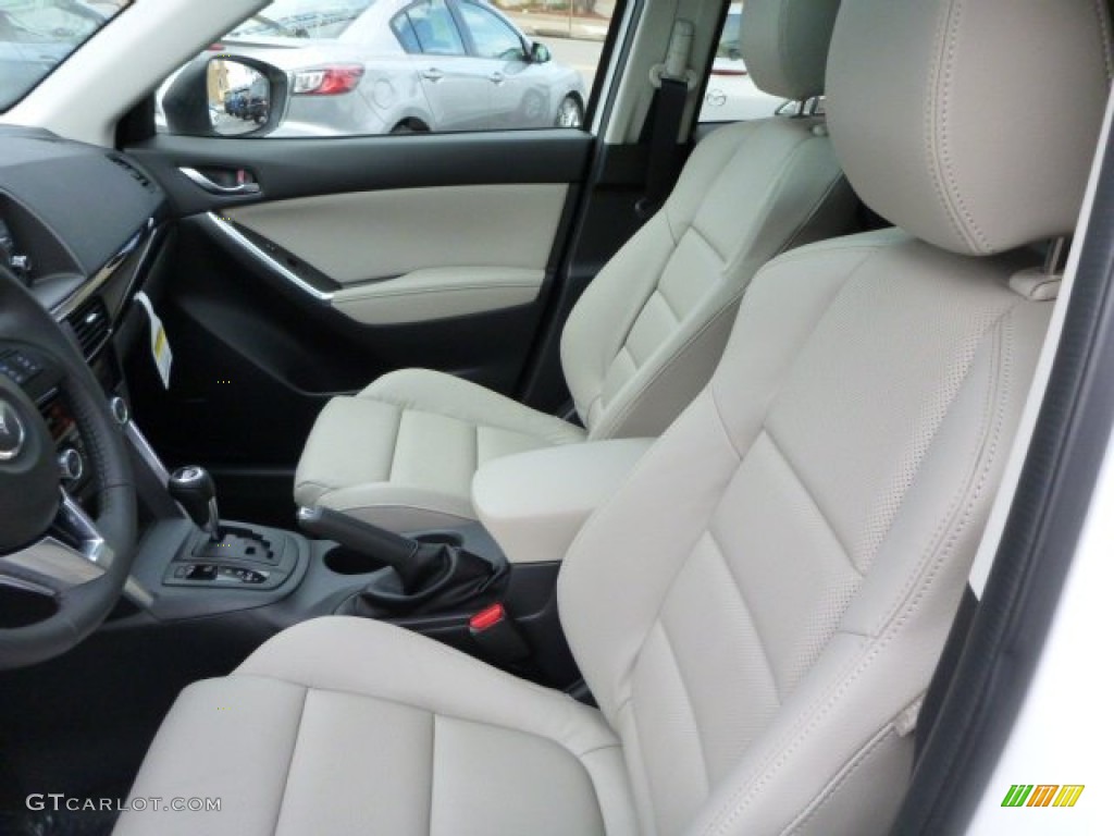 Sand Interior 2014 Mazda CX-5 Grand Touring AWD Photo #78158637