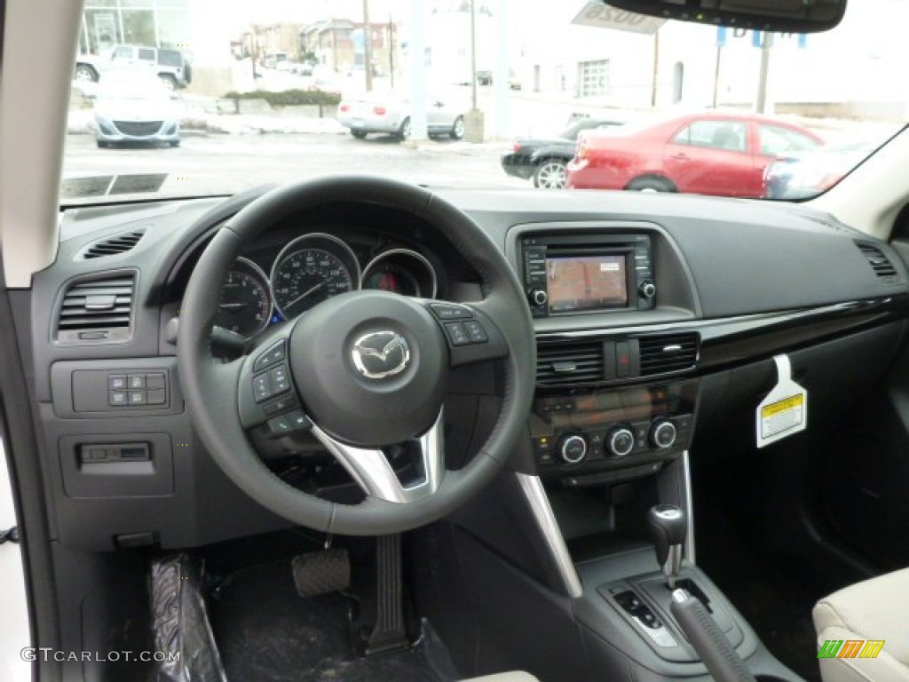 2014 Mazda CX-5 Grand Touring AWD Sand Dashboard Photo #78158672