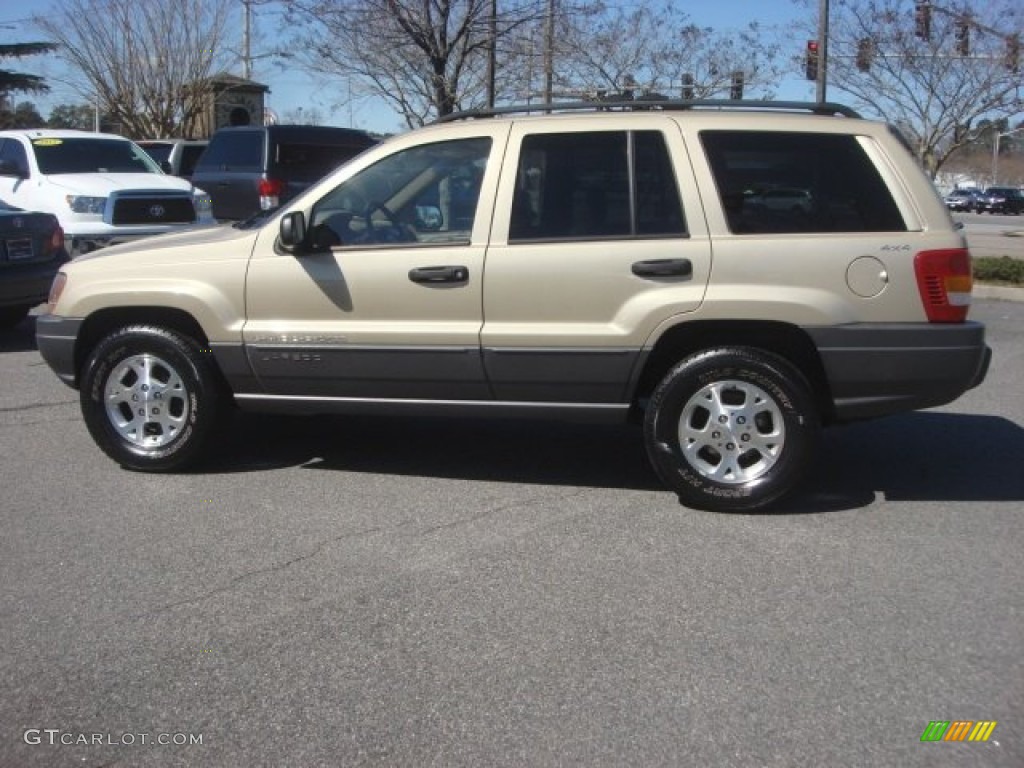 Champagne Pearl 2001 Jeep Grand Cherokee Laredo 4x4 Exterior Photo #78158956