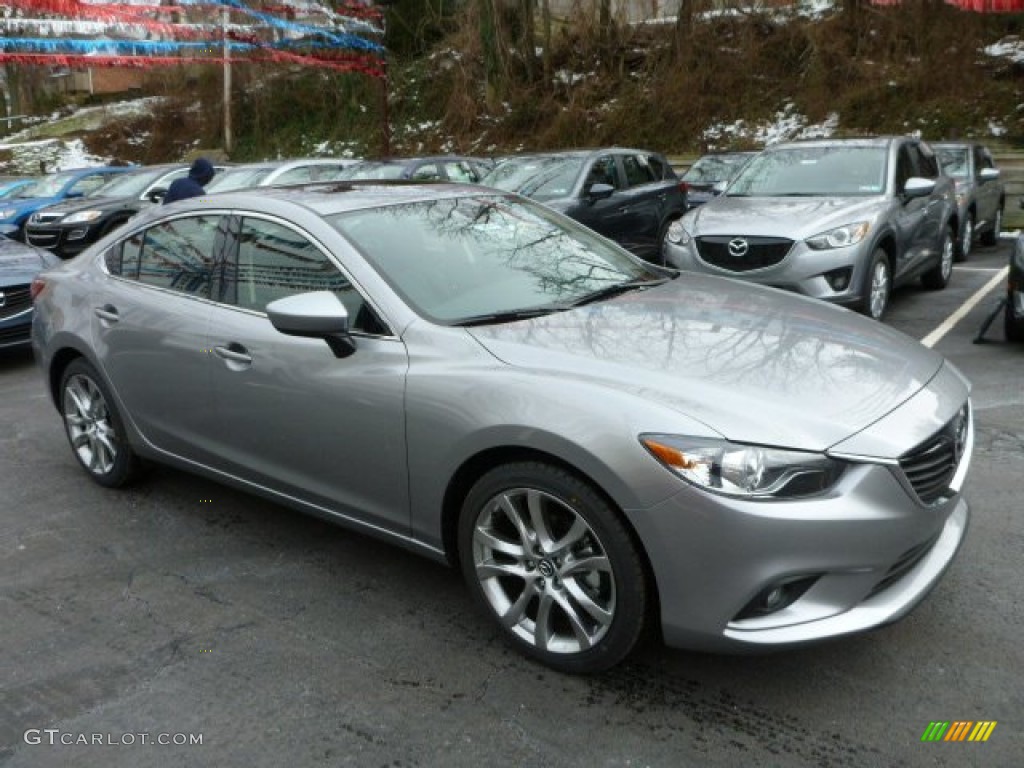 Liquid Siver Metallic 2014 Mazda MAZDA6 Grand Touring Exterior Photo #78159331