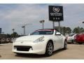 2010 Pearl White Nissan 370Z Touring Roadster  photo #1