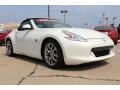 2010 Pearl White Nissan 370Z Touring Roadster  photo #2